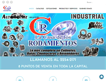 Tablet Screenshot of lacasadelosrodamientos.com